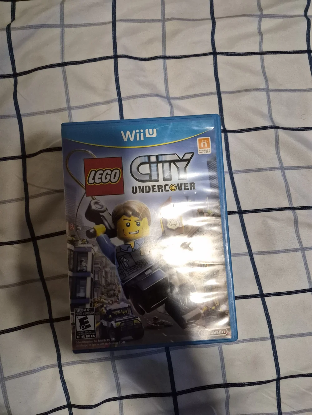 Microsoft Wii U LEGO Game Case Set with White Spines and Blue Trim